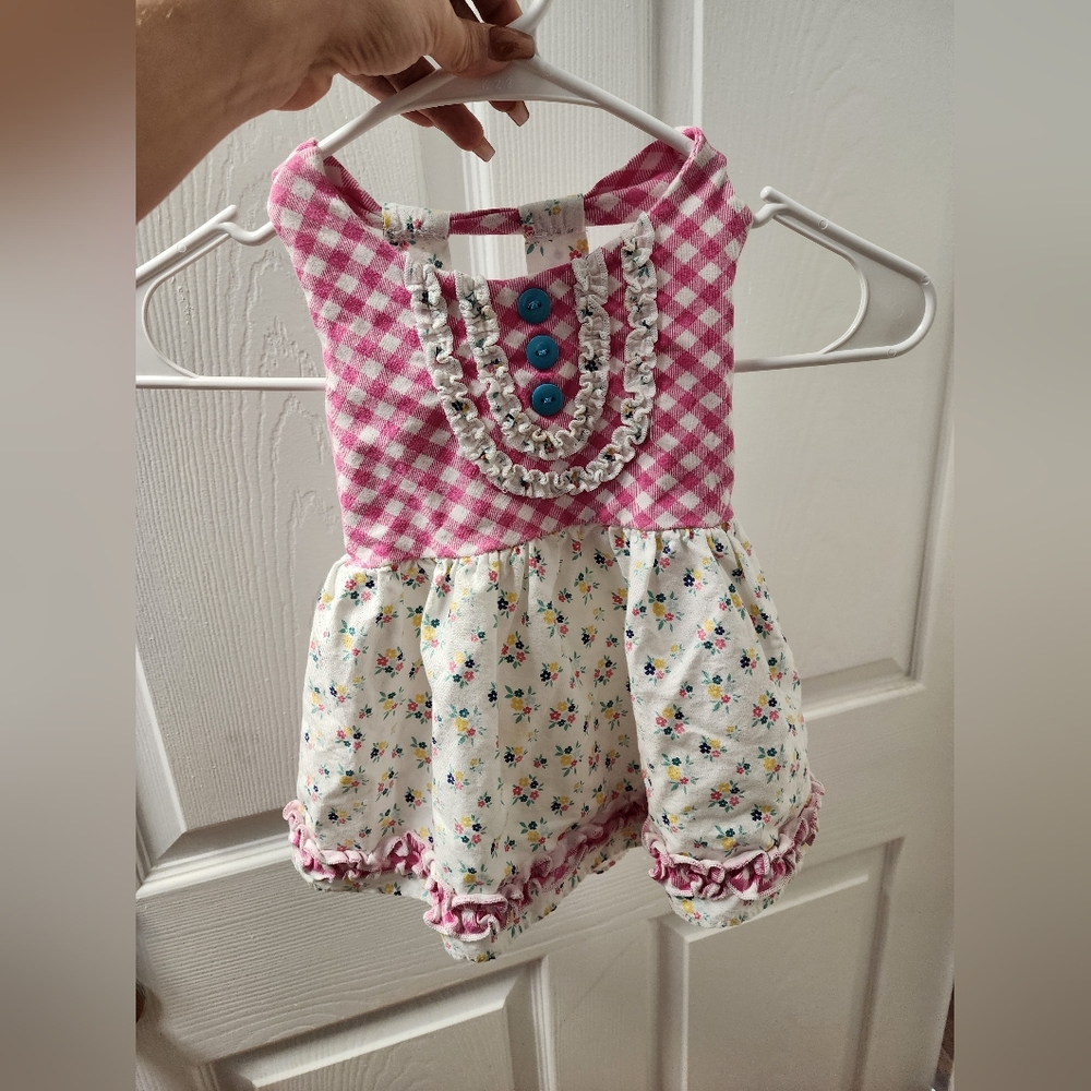 Ricrac & Ruffles girls dress, 3T